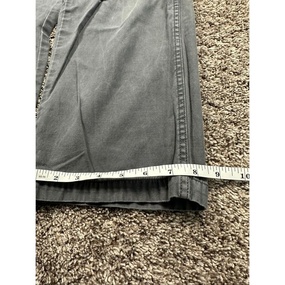 Madewell Garment Dyed Low Rise Slung Straight Cargo Gray Pant Pockets Utility 25 - Picture 10 of 11
